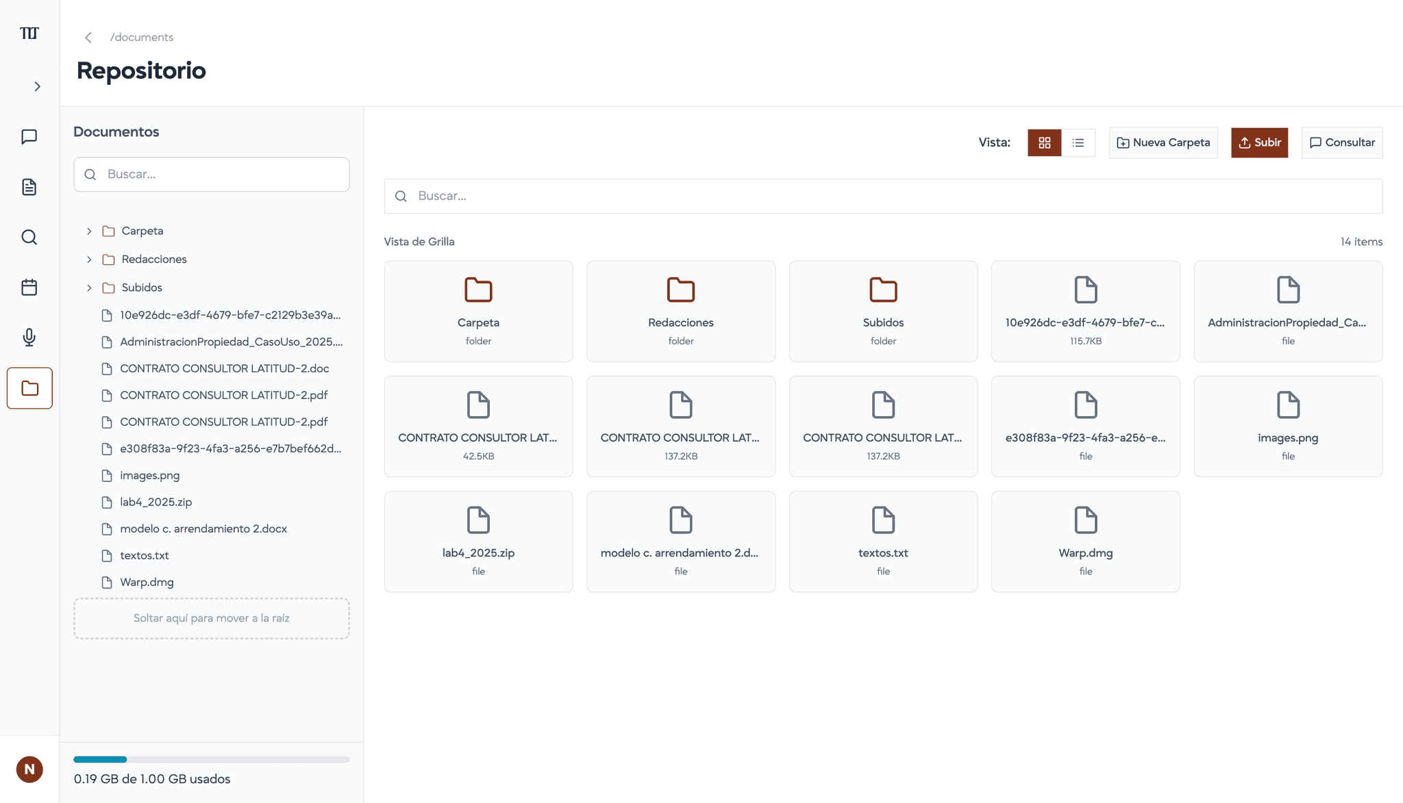 Repositorio de documentos